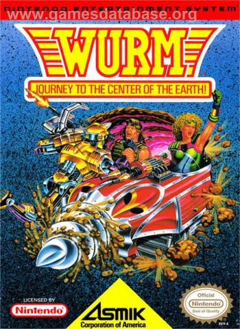 Cover WURM - Journey to the Center of the Earth for NES